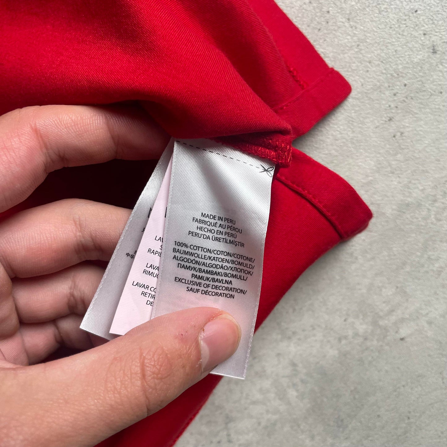 Ralph Lauren piros pólóing