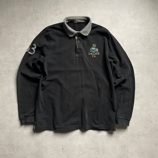 Lacoste big logo galléros longsleeve