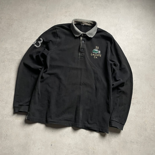 Lacoste big logo galléros longsleeve