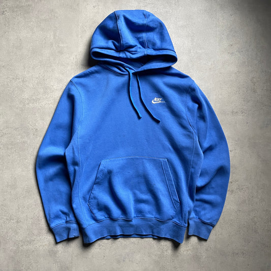 Nike kék club logo hoodie