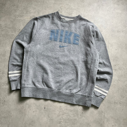 Nike szürke spellout crewneck