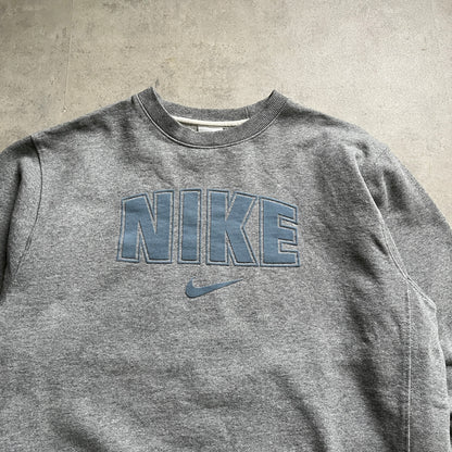 Nike szürke spellout crewneck