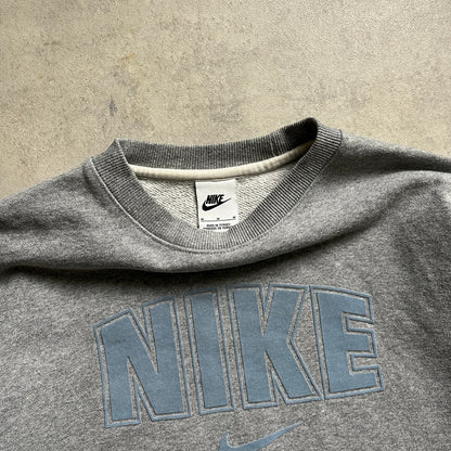Nike szürke spellout crewneck