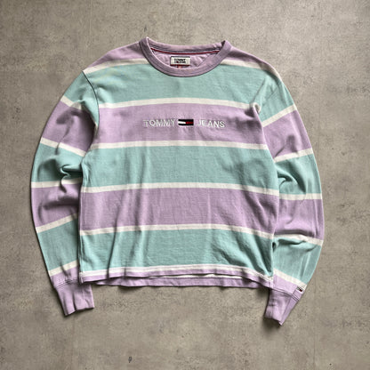 Tommy Jeans csíkos pulcóver