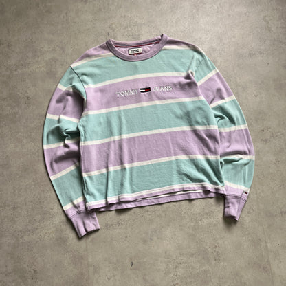 Tommy Jeans csíkos pulcóver