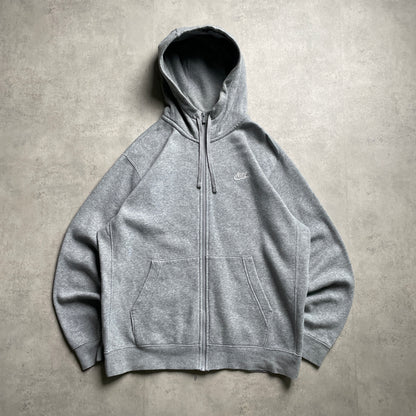Nike club logo zipup hoodie