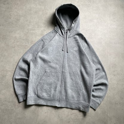 Nike club logo zipup hoodie
