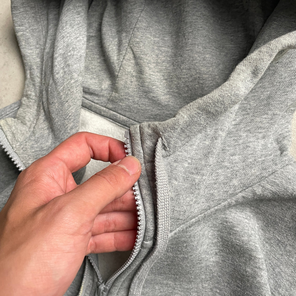 Nike club logo zipup hoodie