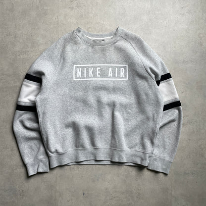 Nike szürke big logo crewneck