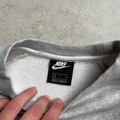 Nike szürke big logo crewneck