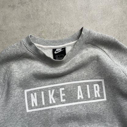 Nike szürke big logo crewneck