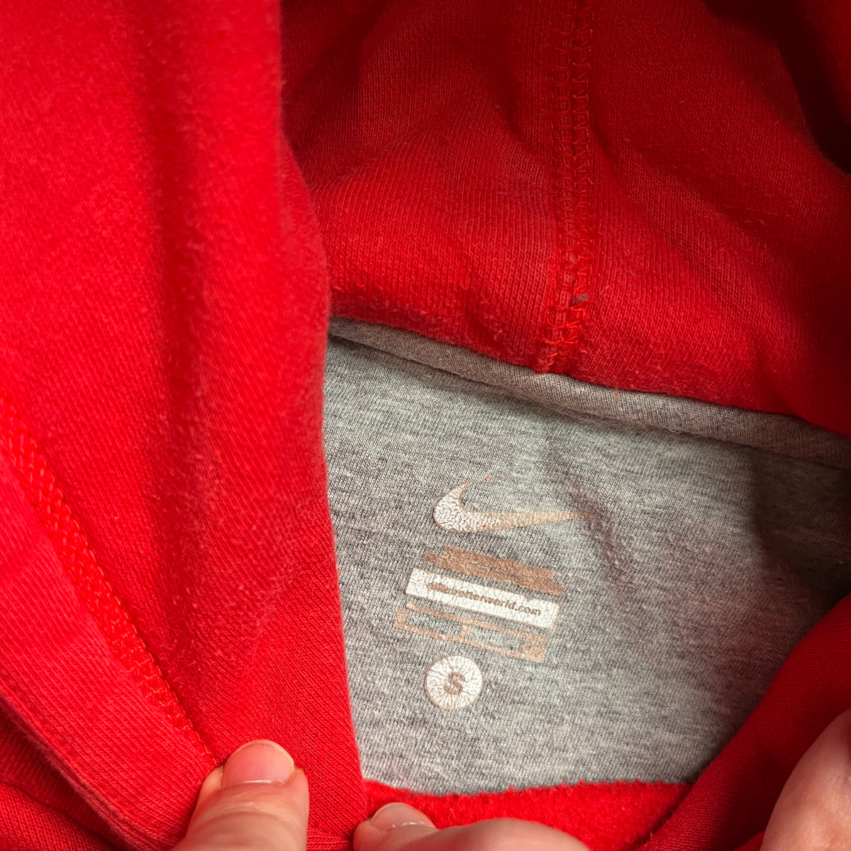 Nike 72 piros hoodie