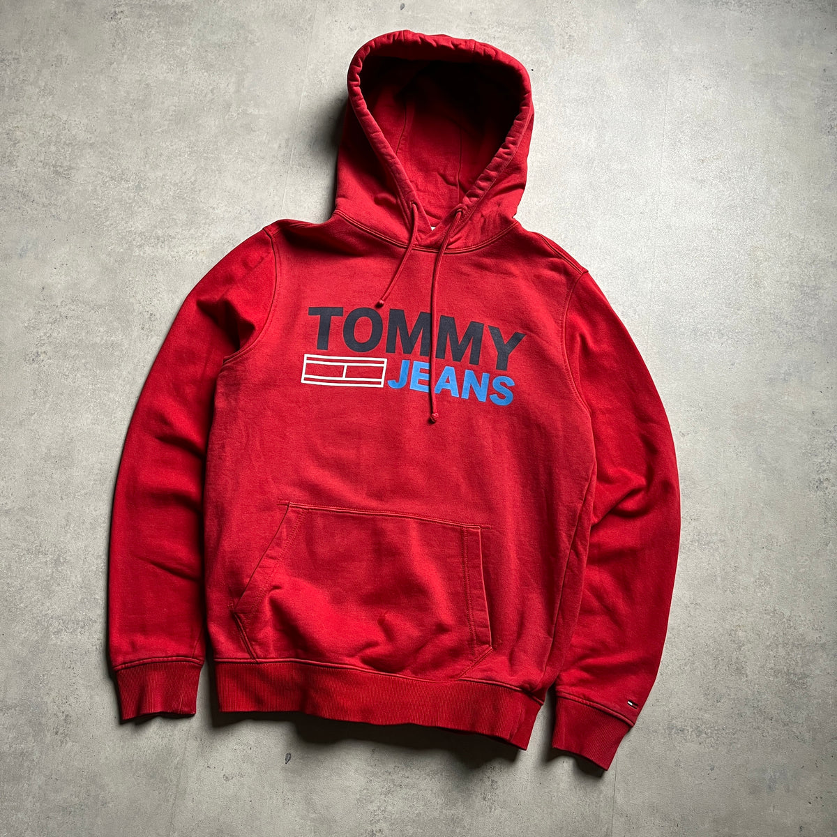 Tommy Jeans piros hoodie