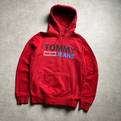 Tommy Jeans piros hoodie