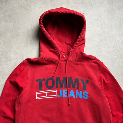 Tommy Jeans piros hoodie