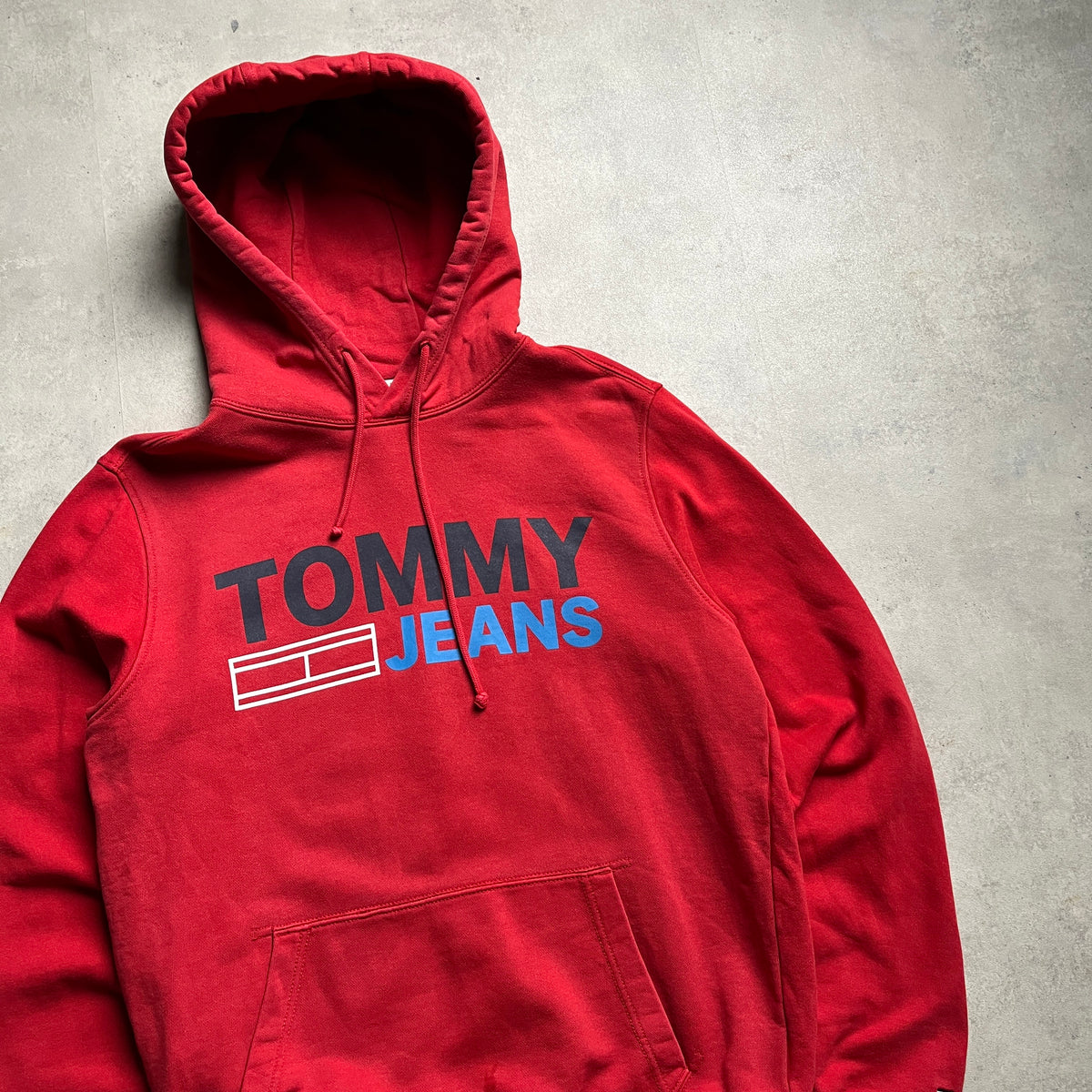 Tommy Jeans piros hoodie