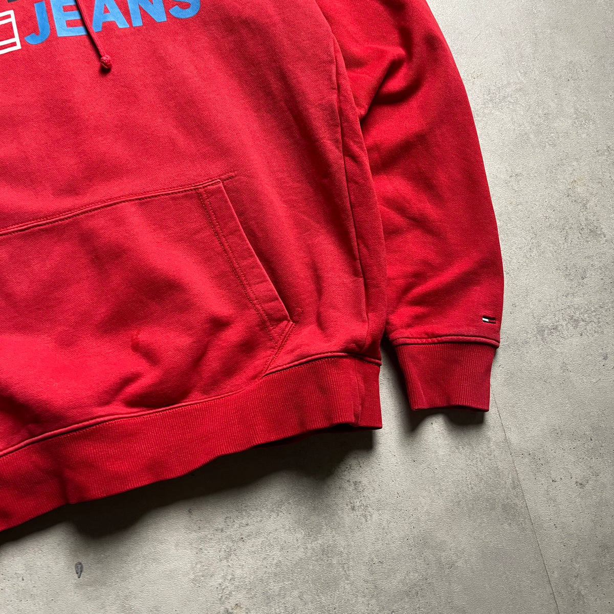 Tommy Jeans piros hoodie