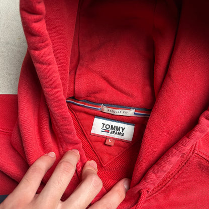 Tommy Jeans piros hoodie