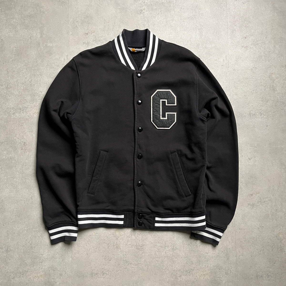 Carhartt fekete varsity style pulóver