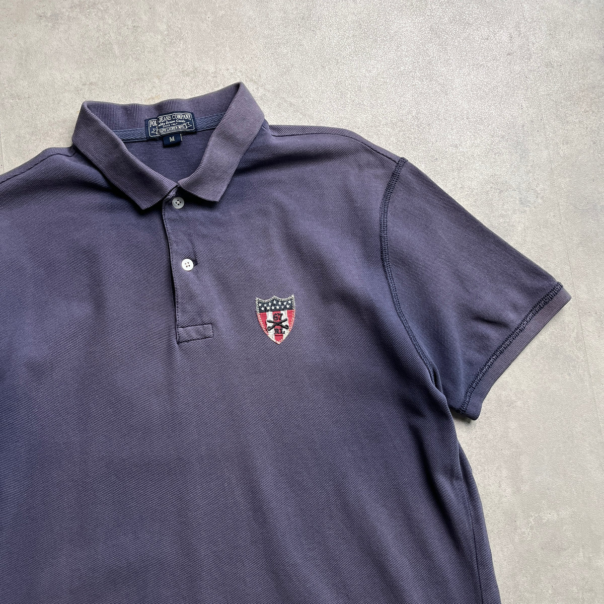 Ralph Lauren Polo Jeans Co. distressed pólóing