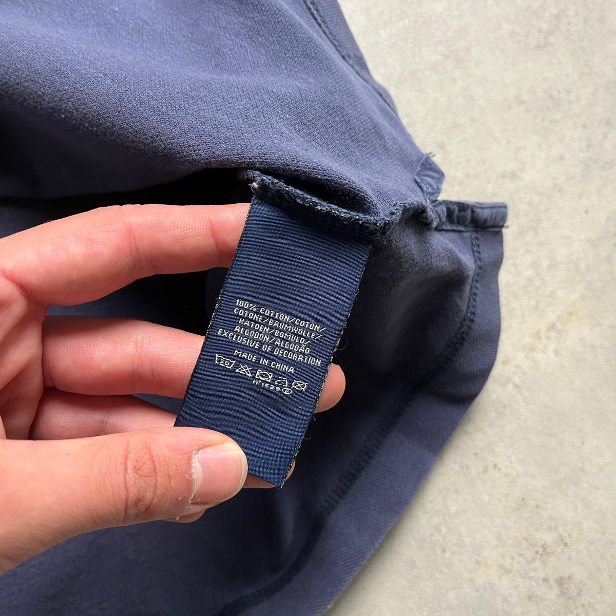 Ralph Lauren Polo Jeans Co. distressed pólóing