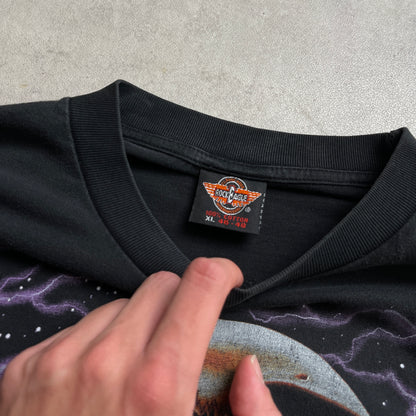 Rock Eagle koponyés biker style longsleeve