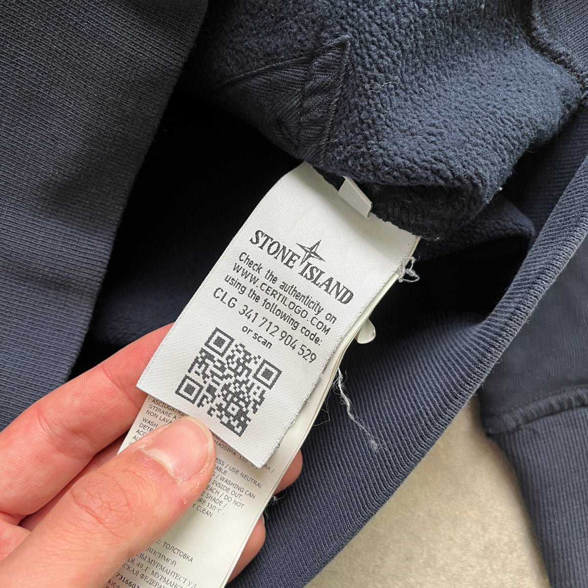 Stone Island zipup hoodie
