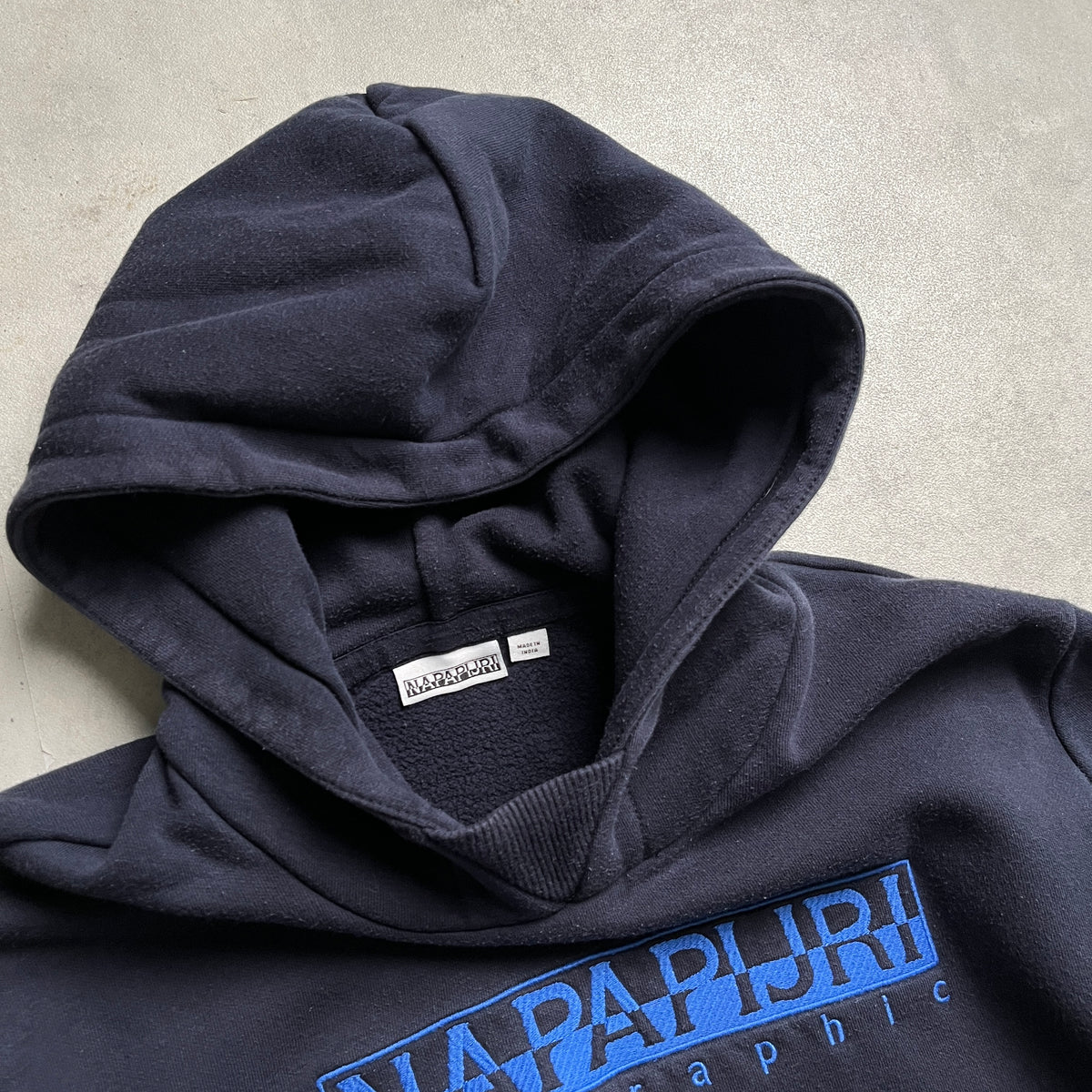 Napapijri sötétkék hoodie