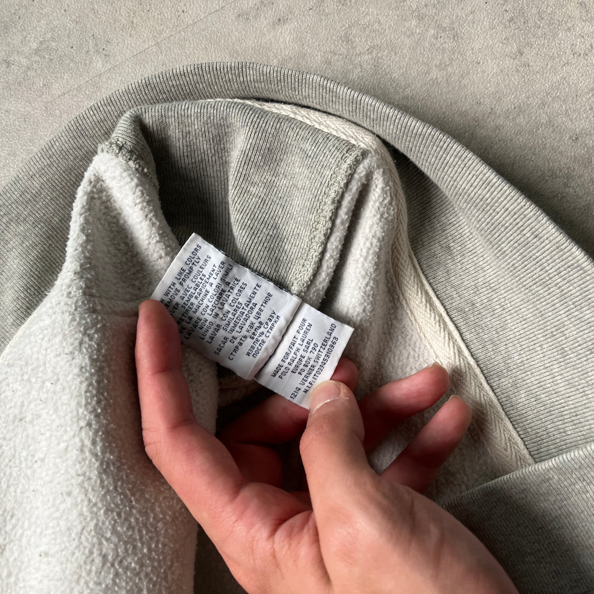 Ralph Lauren szürke zipup hoodie