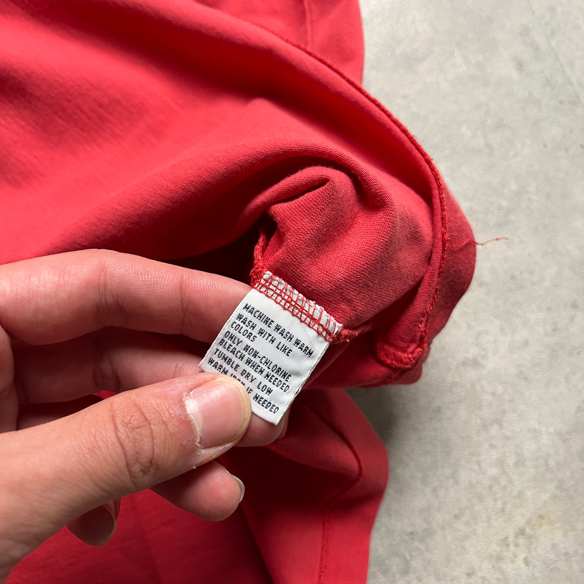 Ralph Lauren v-nyakú téglaszínű póló