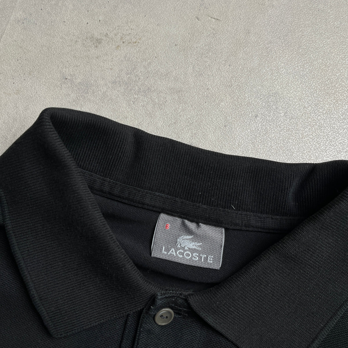 Lacoste silver tab galléros longsleeve