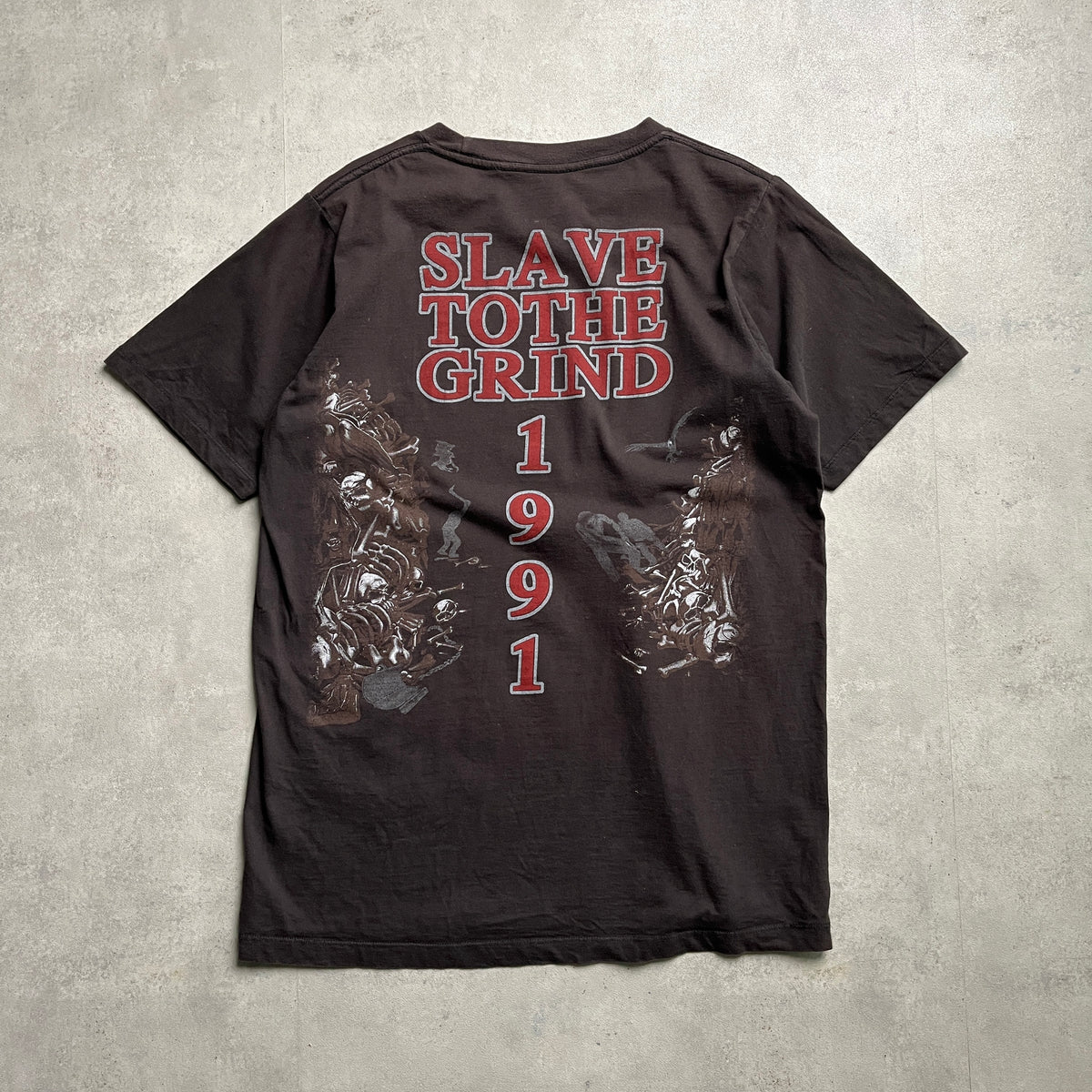 Skid Row Slave to the grind tour póló