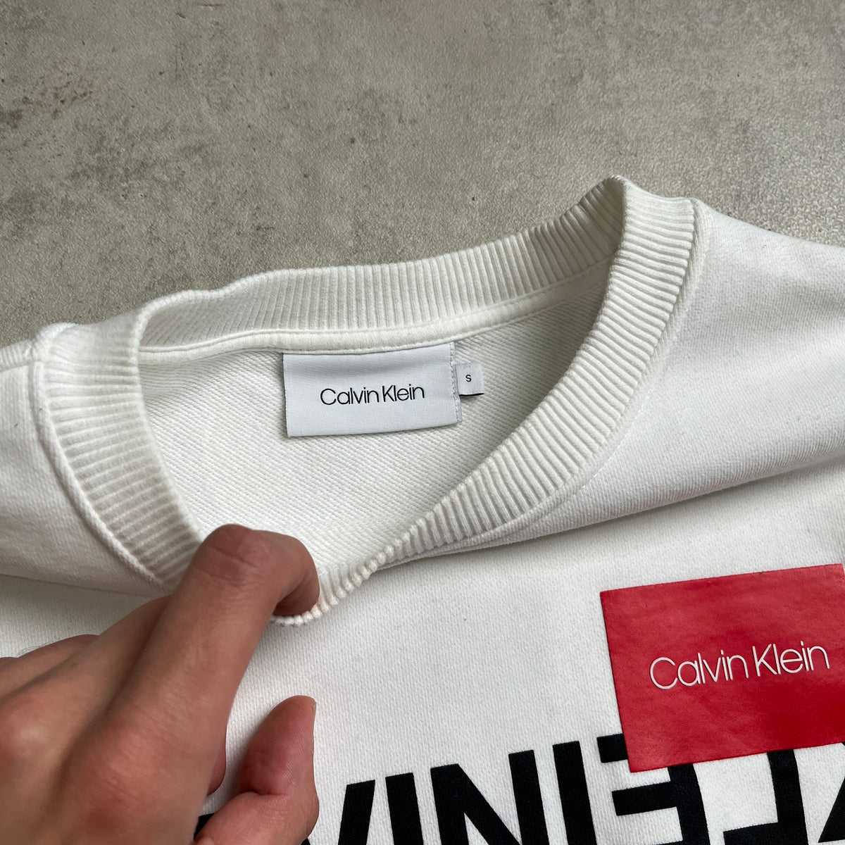 Calvin Klein big logo crewneck