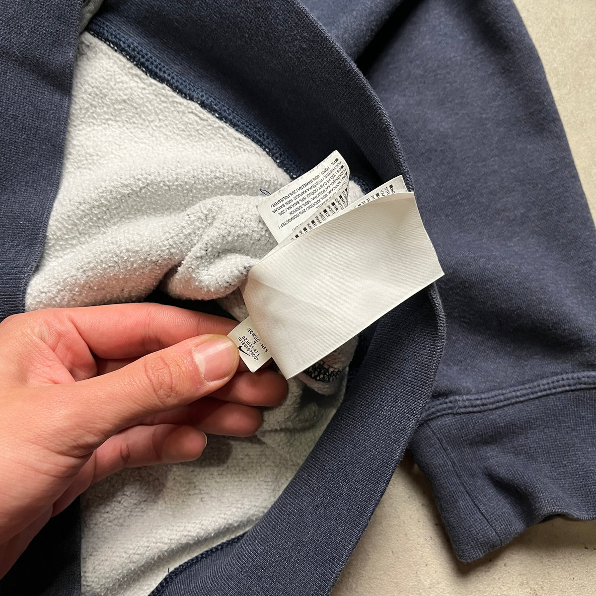 Nike sötétkék zipup hoodie