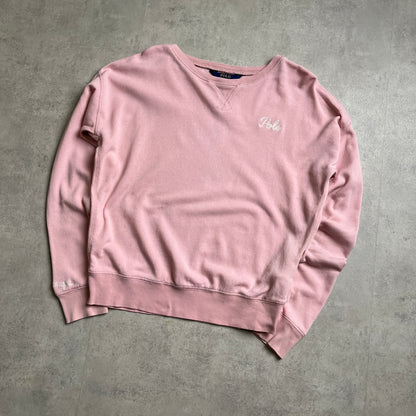Ralph Lauren vékony rózsaszín crewneck