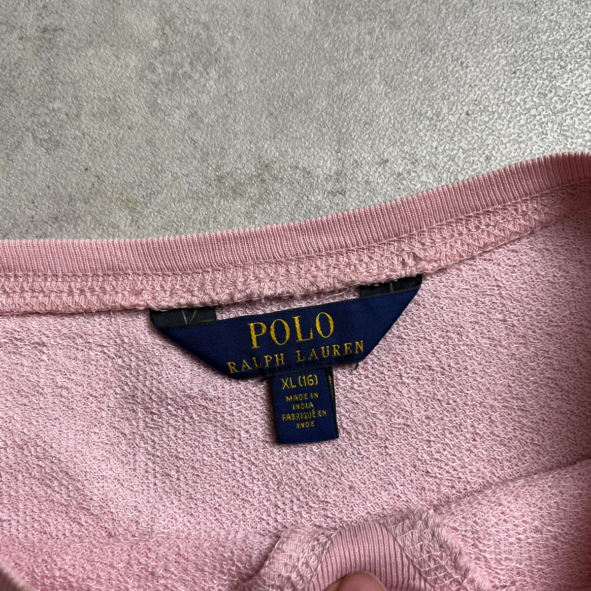Ralph Lauren vékony rózsaszín crewneck