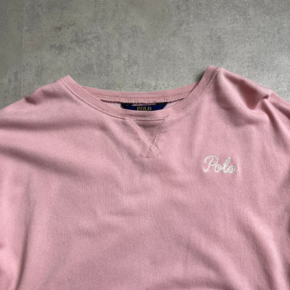 Ralph Lauren vékony rózsaszín crewneck