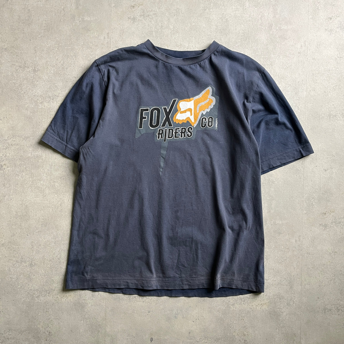 Y2K Distressed FOx Racing póló