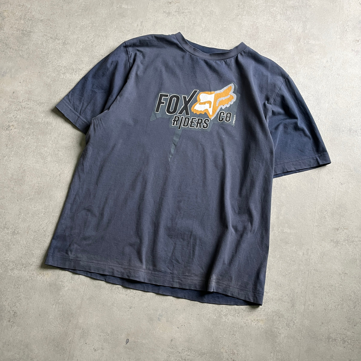 Y2K Distressed FOx Racing póló