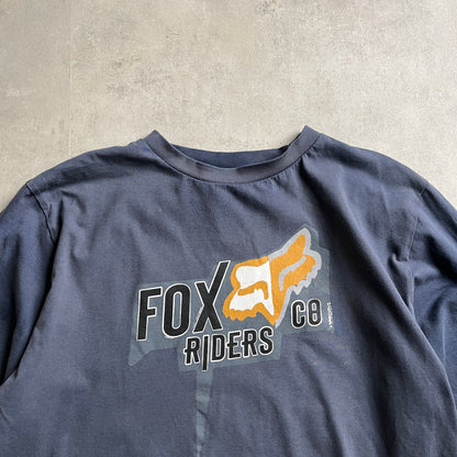 Y2K Distressed FOx Racing póló