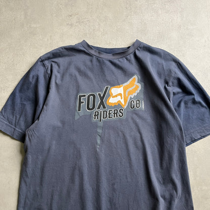 Y2K Distressed FOx Racing póló