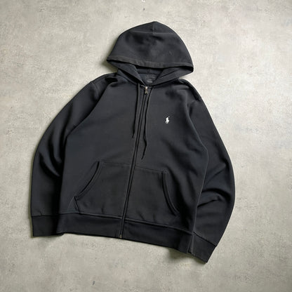 Ralph Lauren fekete zipup hoodie