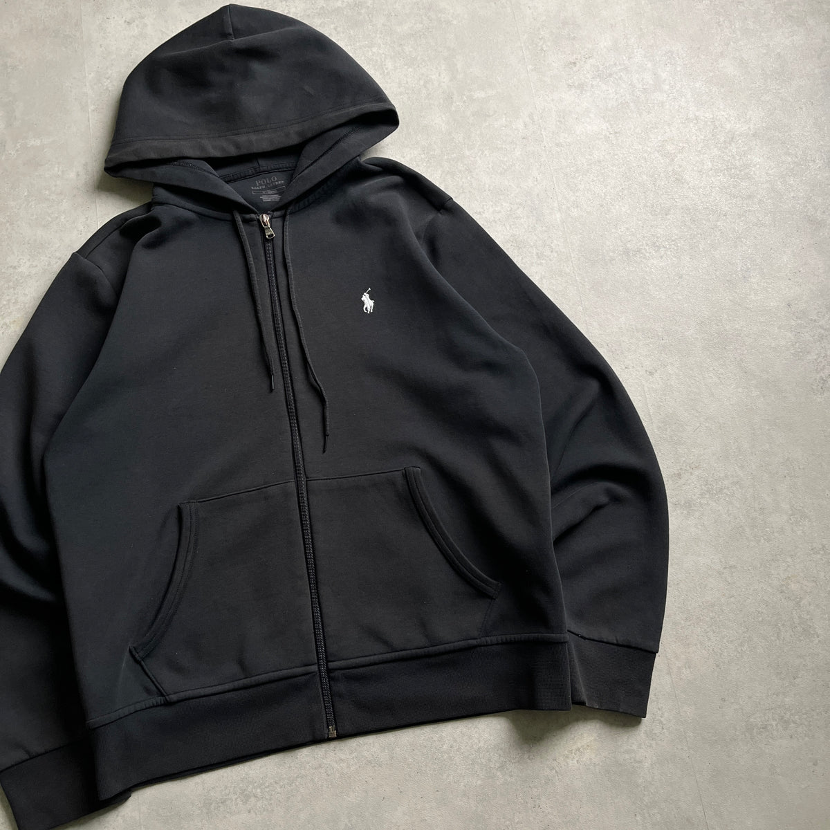 Ralph Lauren fekete zipup hoodie