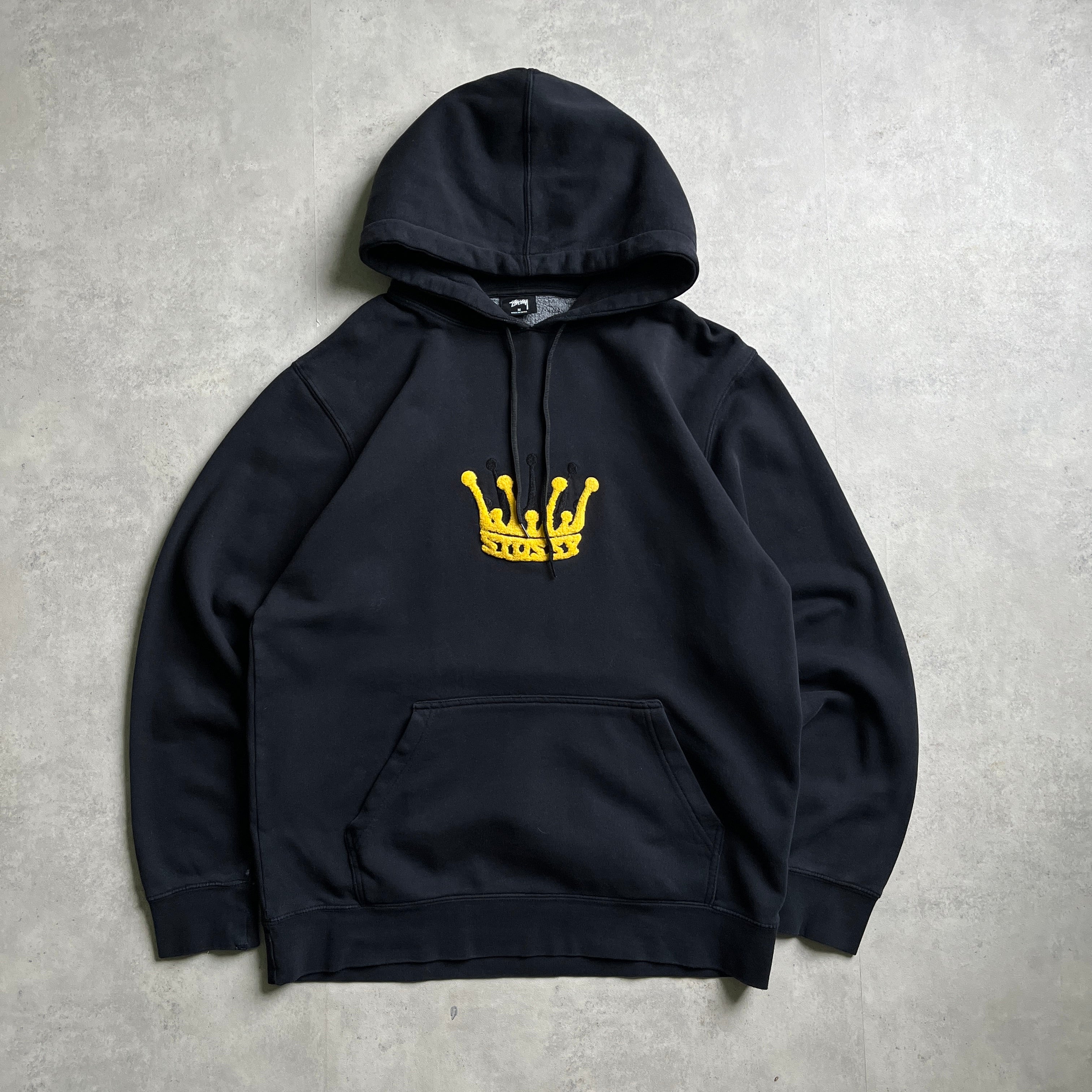 Stüssy Crown fekete hoodie