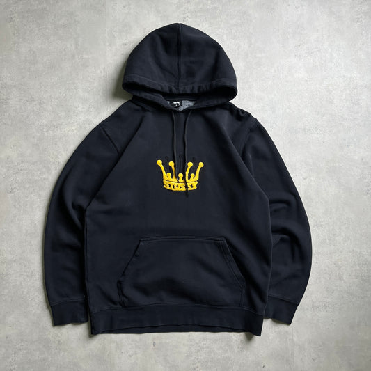 Stüssy Crown fekete hoodie