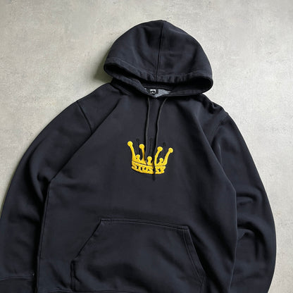 Stüssy Crown fekete hoodie
