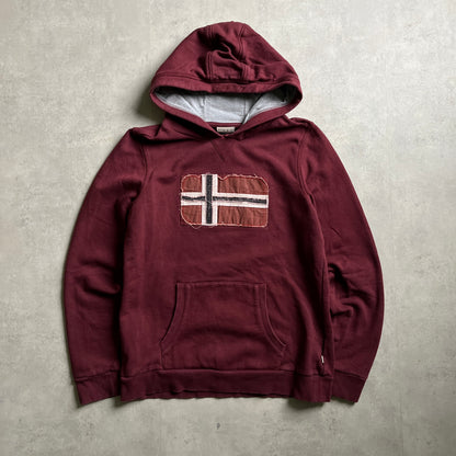 Napapijri norvég zászlós hoodie