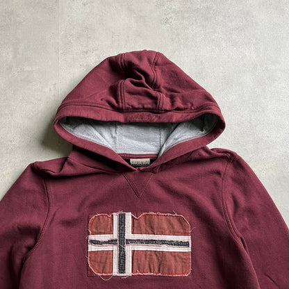 Napapijri norvég zászlós hoodie