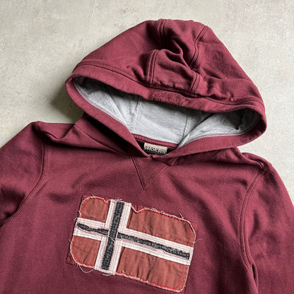 Napapijri norvég zászlós hoodie
