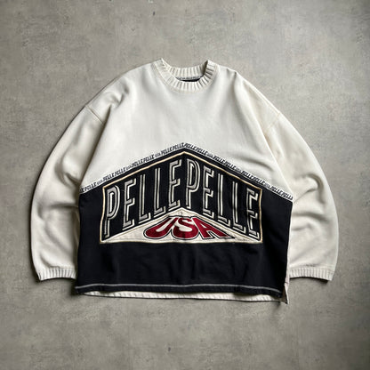 Vintage Pelle Pelle kötött pulóver